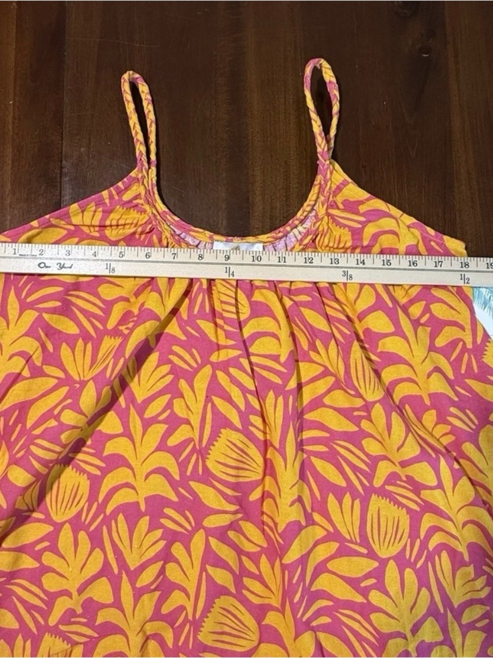 Palms Away Maxi Dress Size S Orange Pink - Picture 6 of 7